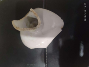 明永乐高脚杯瓷片标本
